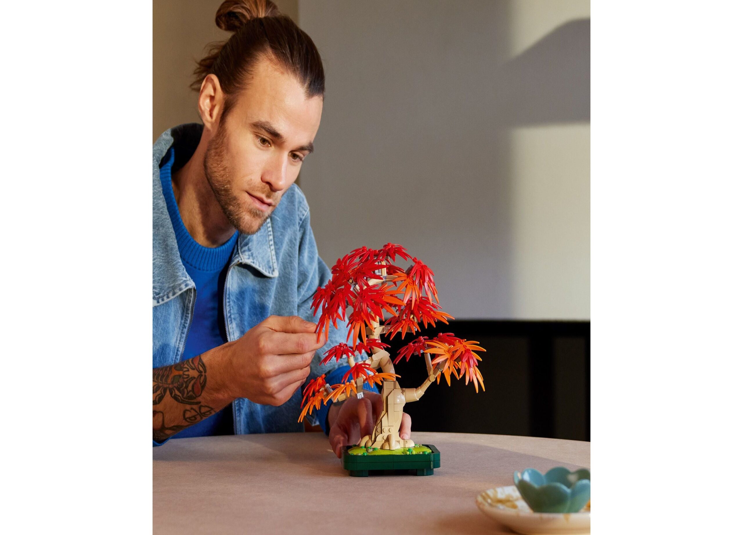 LEGO Botanicals Japanese Red Maple Bonsai 474-Piece Building Set - Model 10348 - Image 4