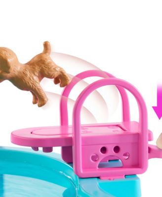 Barbie Dream Pool Playset - Slide & Bubbling Hot Tub with 20+ Accessories - Image 4