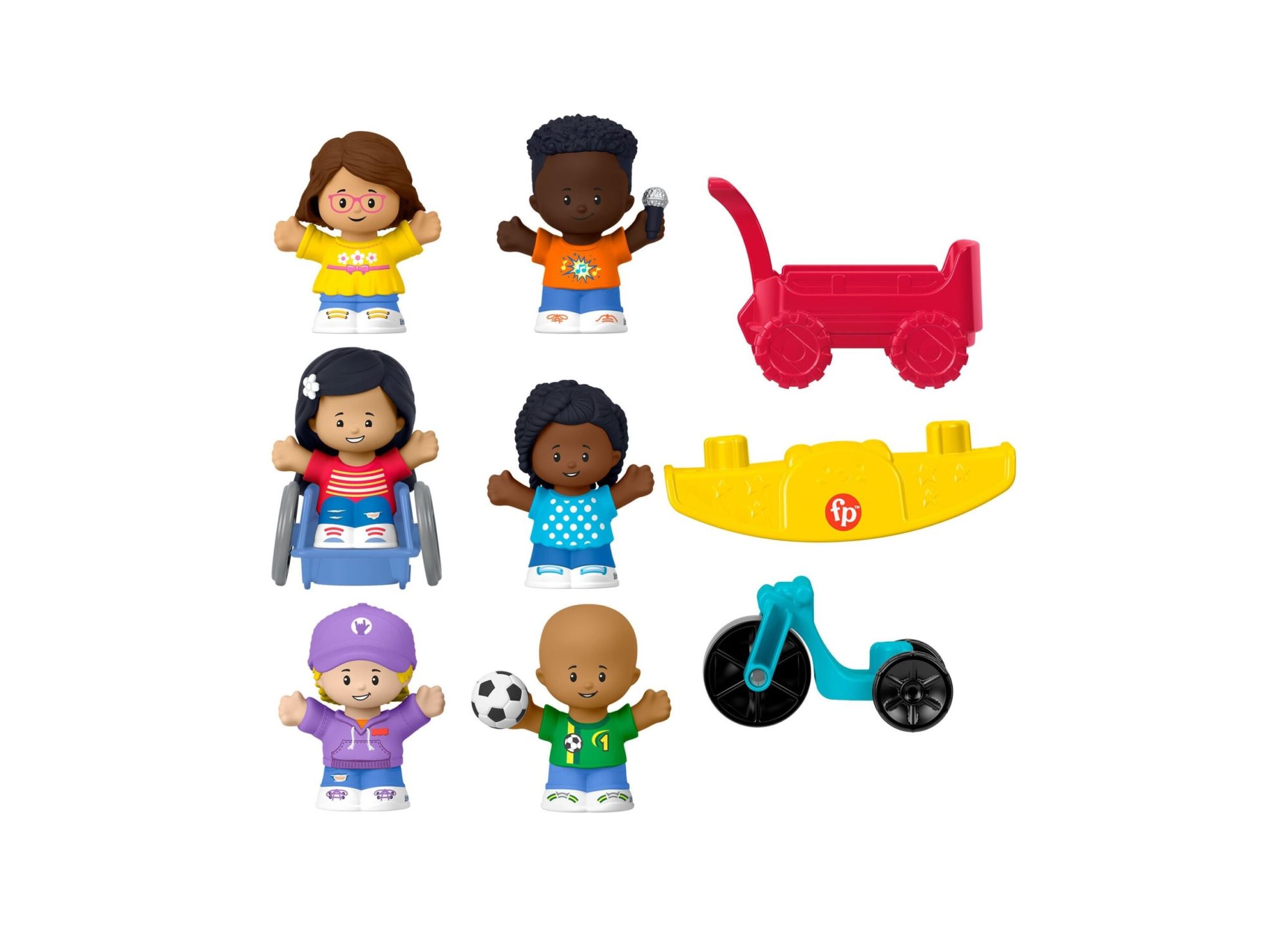 Little People Play for All 9-Piece Figure and Accessory Pack