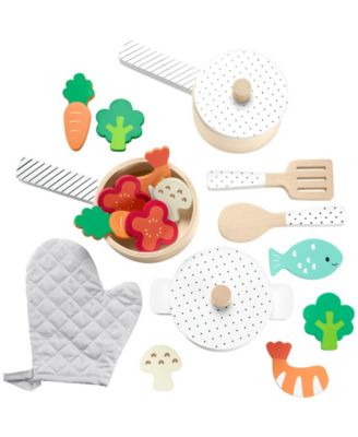 Fisher Price Wooden Pots and Pans Kitchen Playset - 19 Piece Set - Image 5