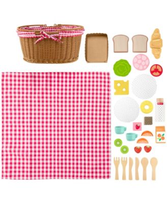 Fisher Price 31-Piece Wooden Picnic Play Set - Image 2