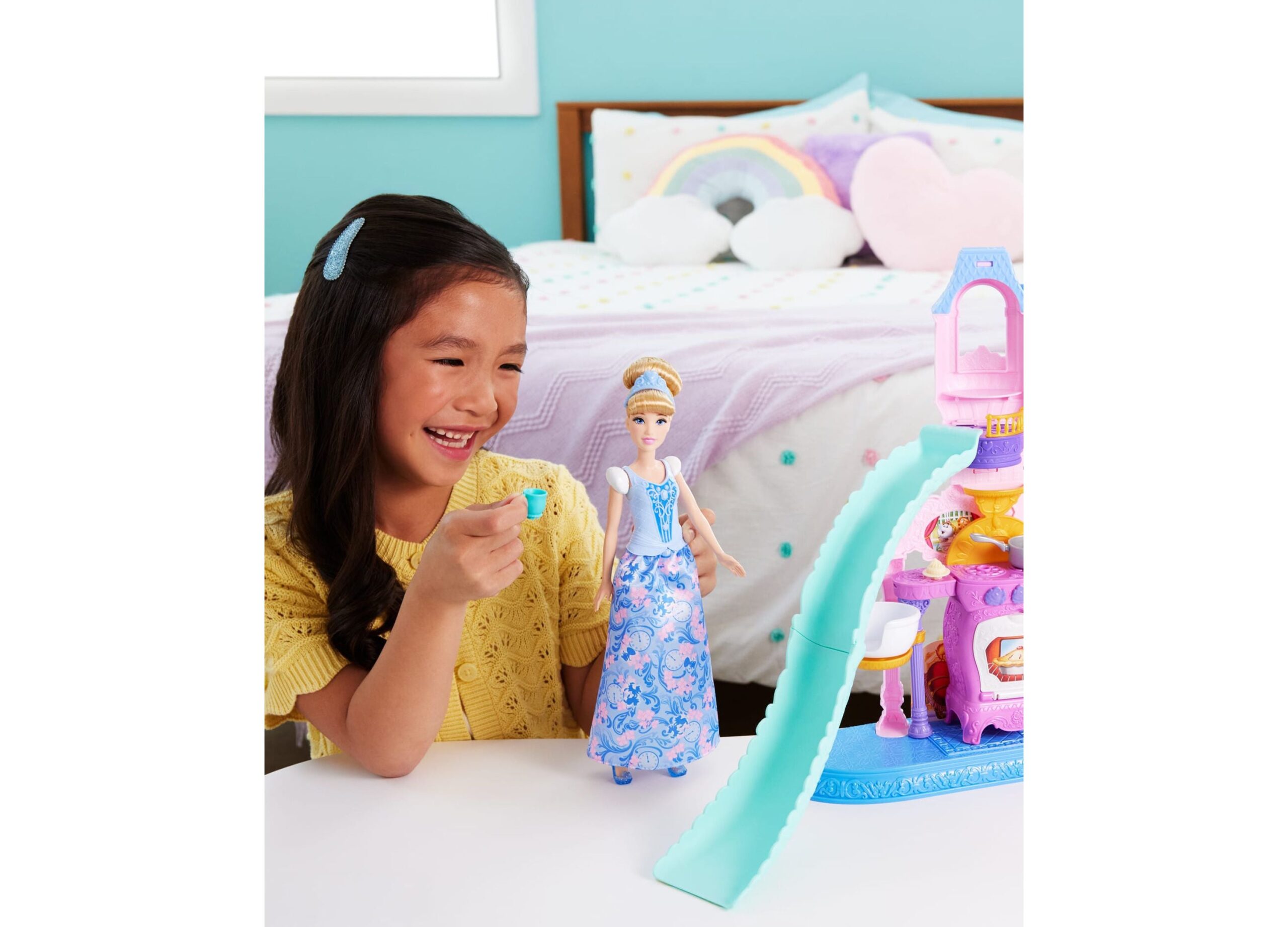 Disney Princess Pet Palace with Cinderella Fashion Doll and Animal Friends - Image 5
