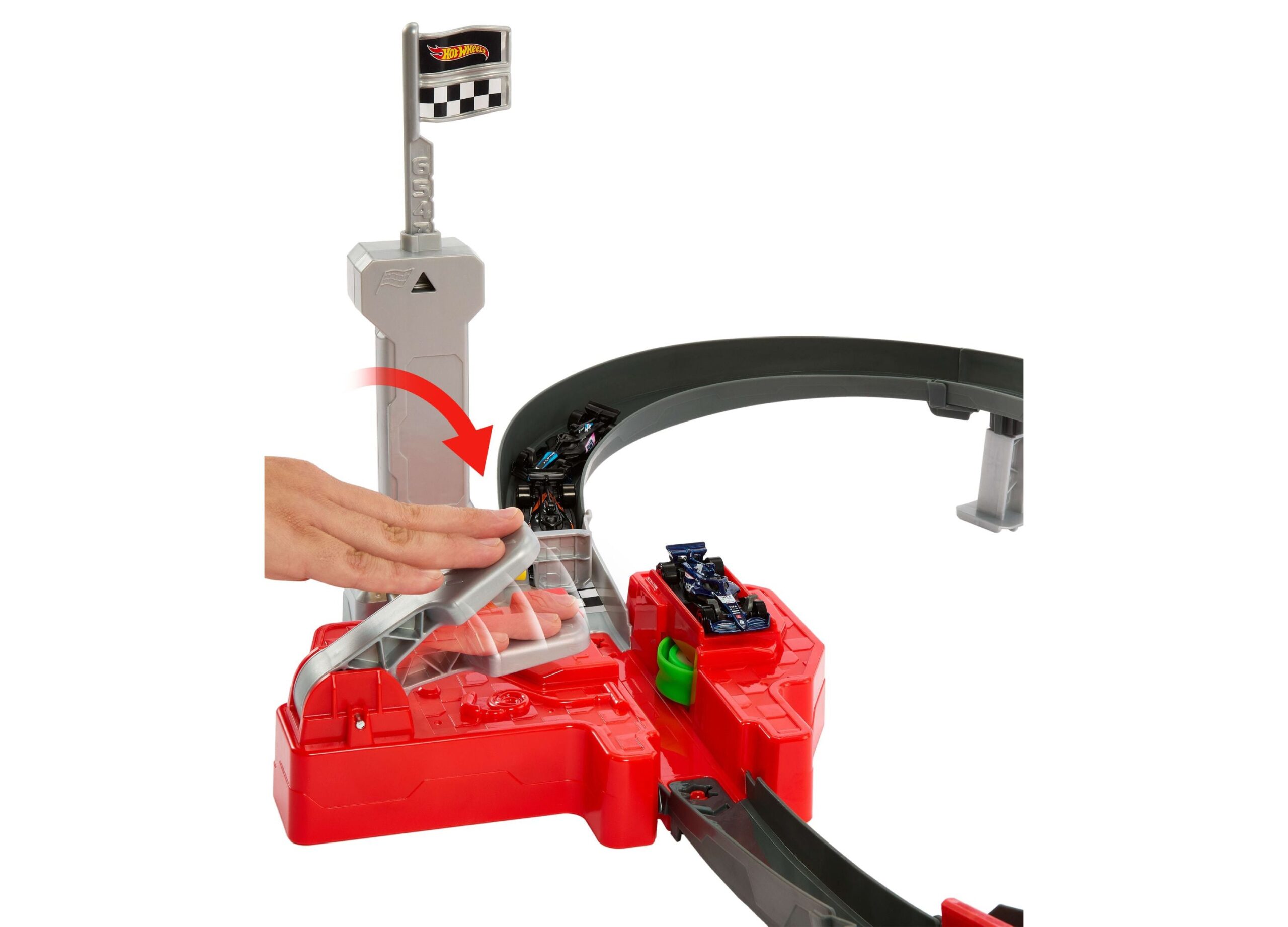 Hot Wheels 1:64 Racing Formula 1 Sprint Race Circuit Track Set with Die-Cast Cars - Image 6