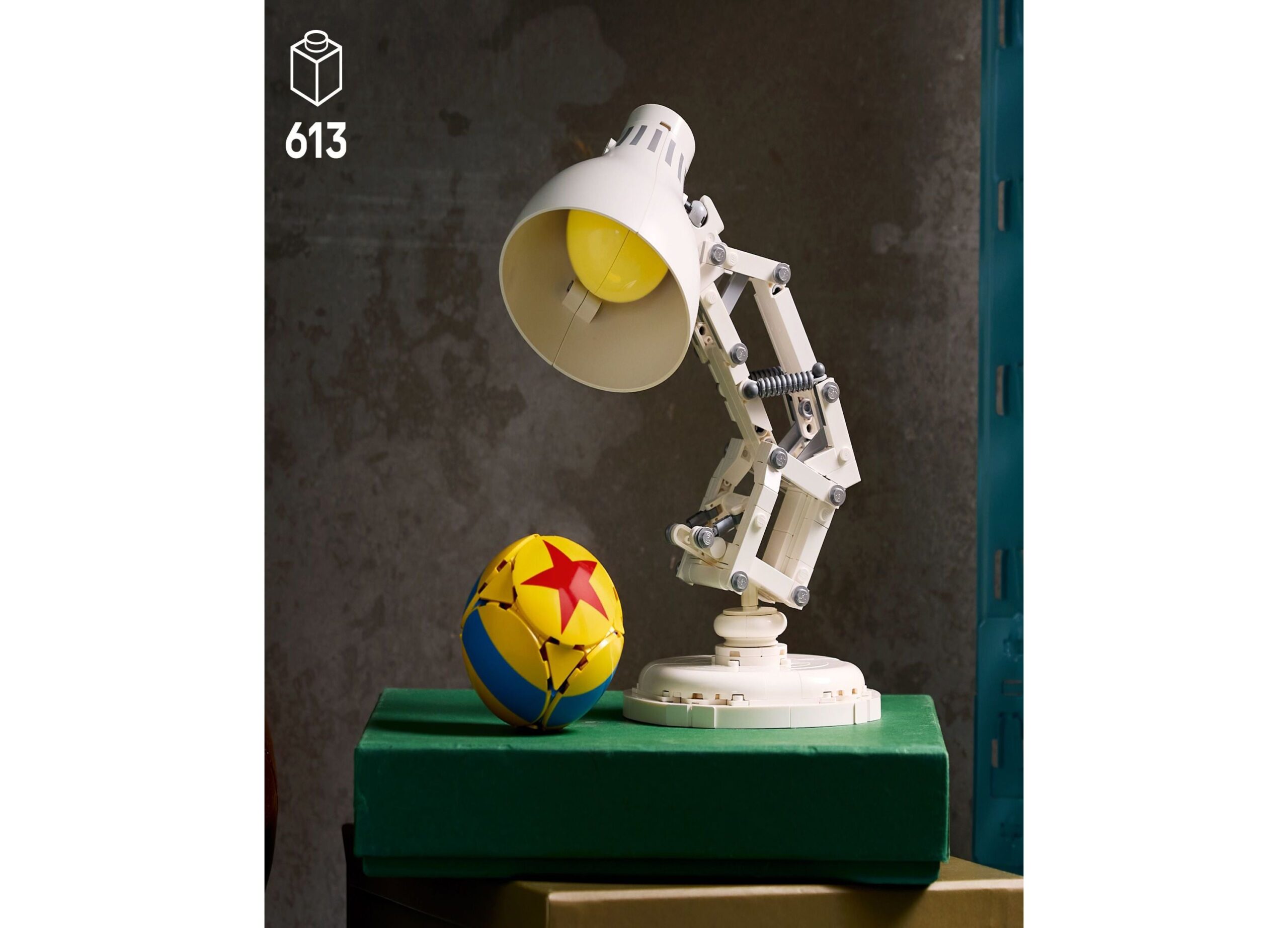LEGO Ideas Disney Pixar Luxo Jr. Articulated Lamp Set - 613 Pieces - Image 3