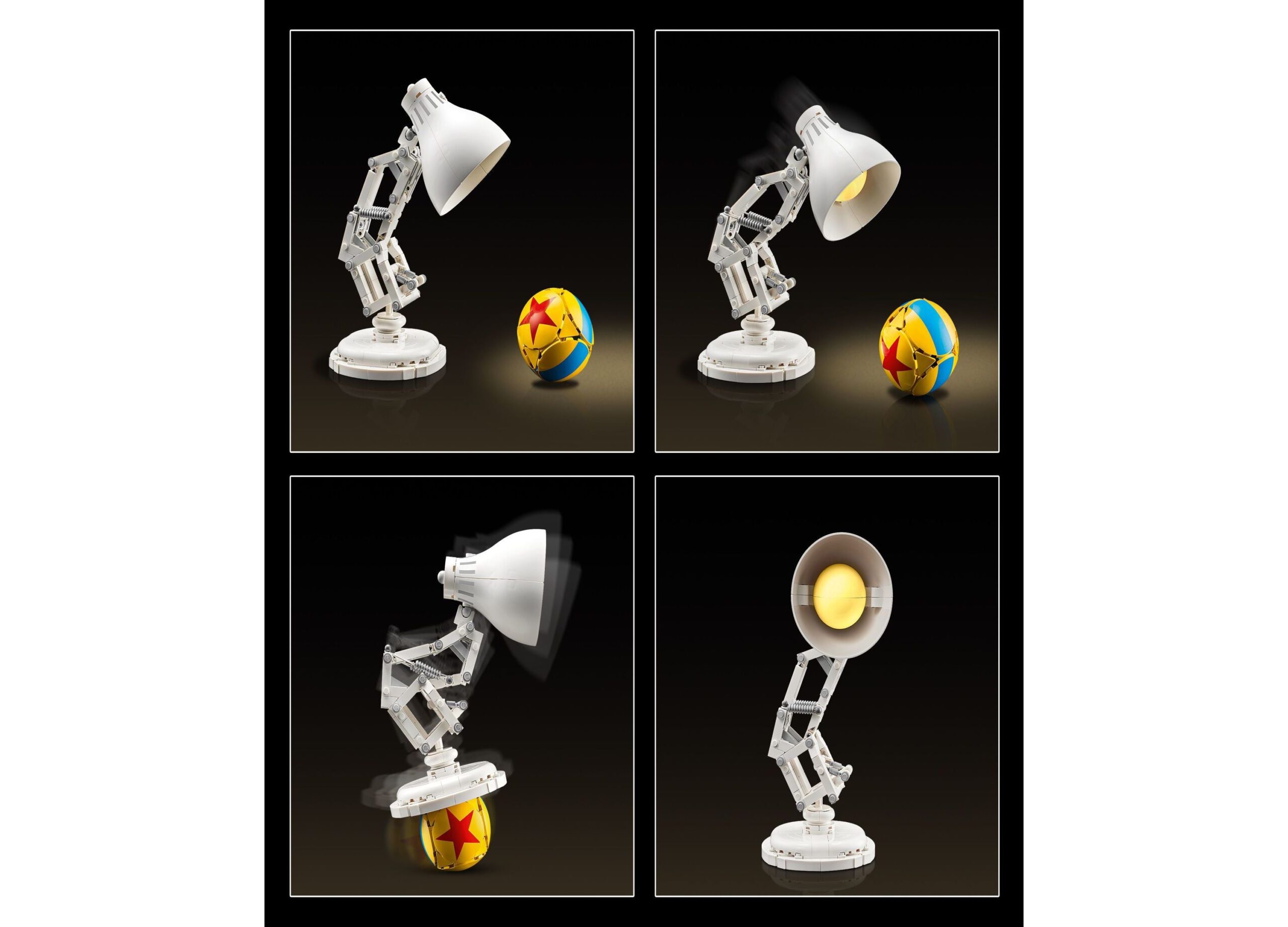 LEGO Ideas Disney Pixar Luxo Jr. Articulated Lamp Set - 613 Pieces - Image 7