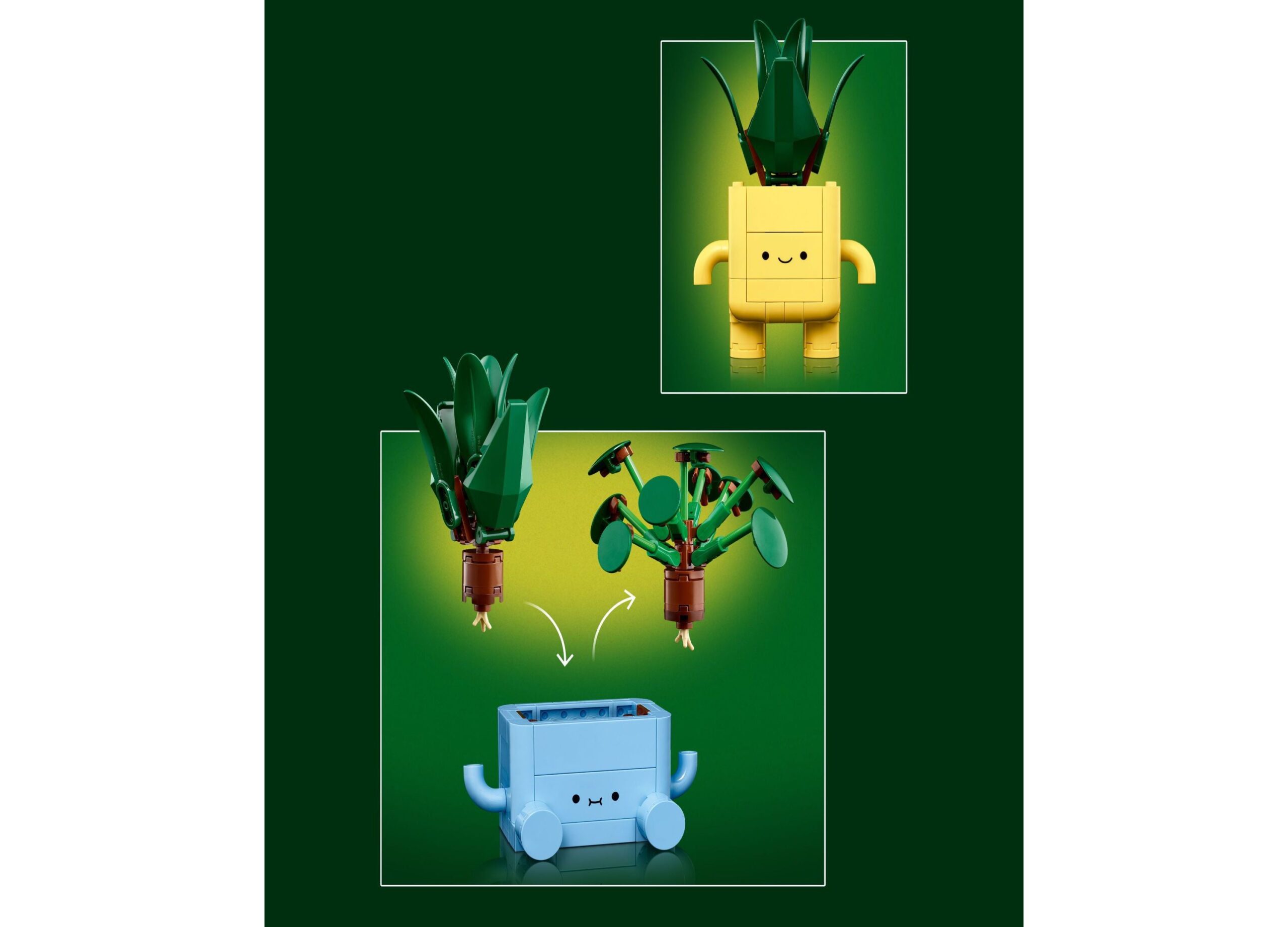LEGO Botanicals Happy Plants Building Set Model 10349, 217 Pieces - Image 6