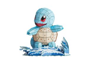Pok??mon Squirtle 3D Model Kit Kanto Starter Collection, 180-Pieces
