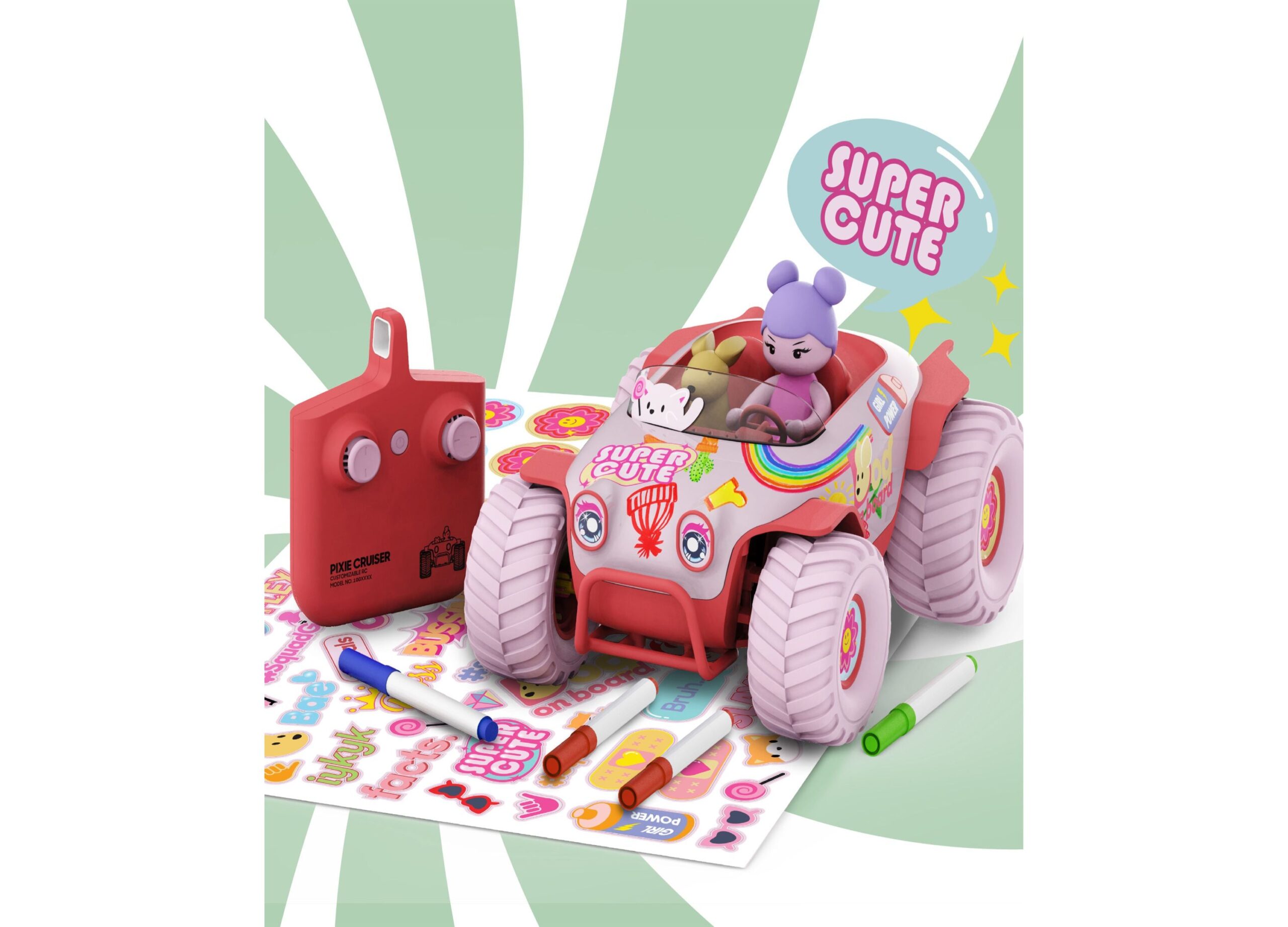 Sharper Image Remote Control Pixie Cruiser Doodle - Customizable Canvas - Image 2
