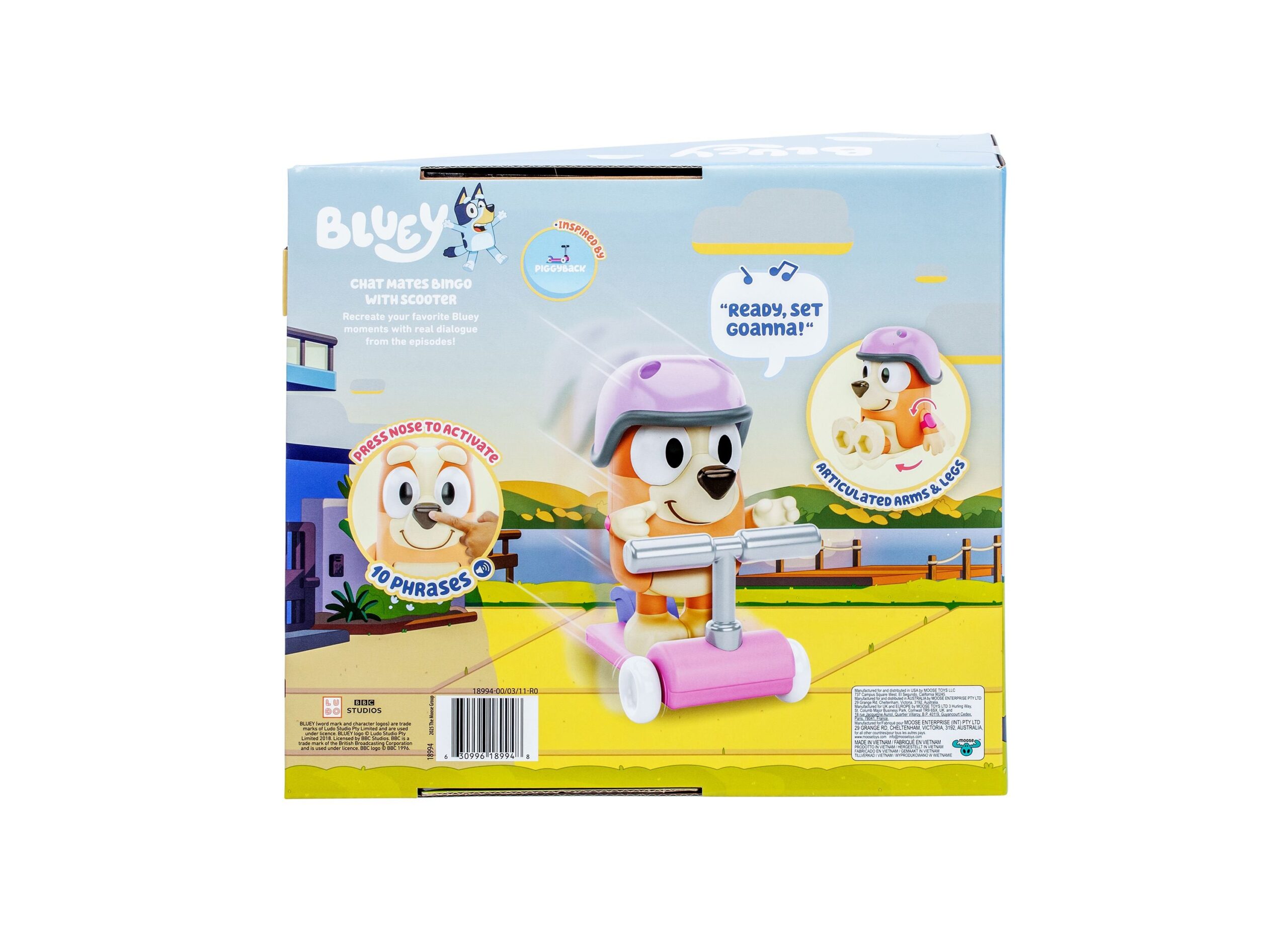 Bluey S13 Chat Mates Bingo Figure with Scooter Playset - Image 3