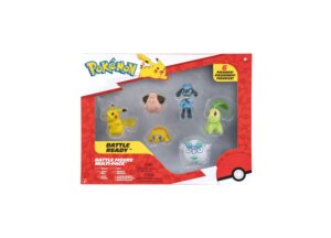 Pok??mon Battle Figures 6-Pack Dynamic 2-Inch Collectibles - Pikachu & Friends