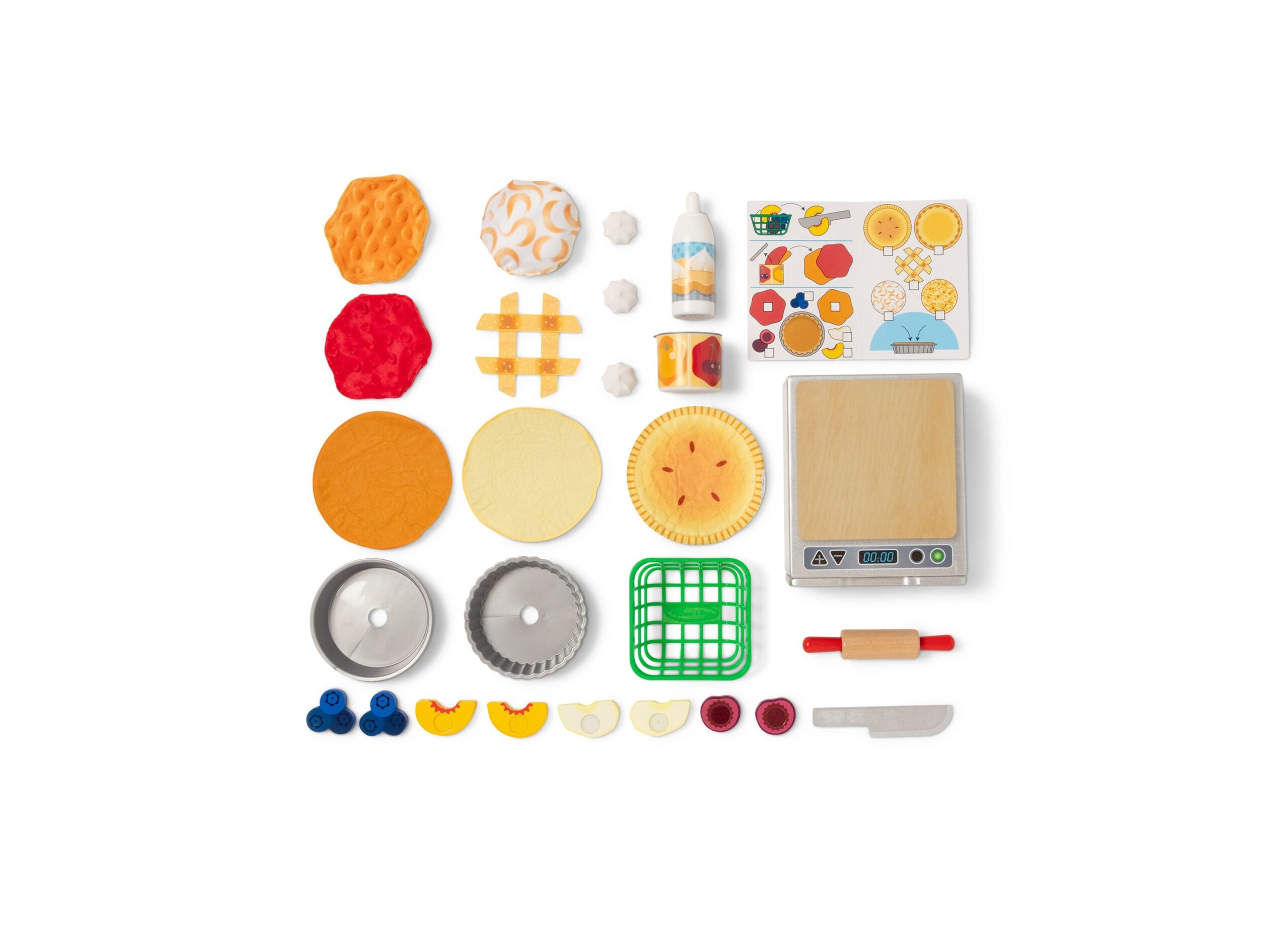Melissa & Doug Doughlicious Cook, Bake & Serve Pretend Play Set - Image 7