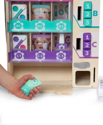 Melissa & Doug Beauty Vending Machine Wooden Play Set - Image 2