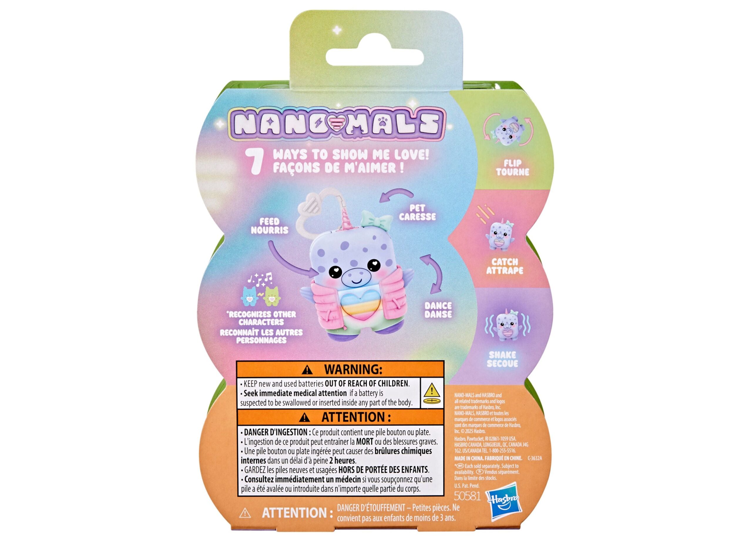 Nano-Mals Hasbro Blubby The Narwhal Interactive Electronic Fidget Toy - Image 4