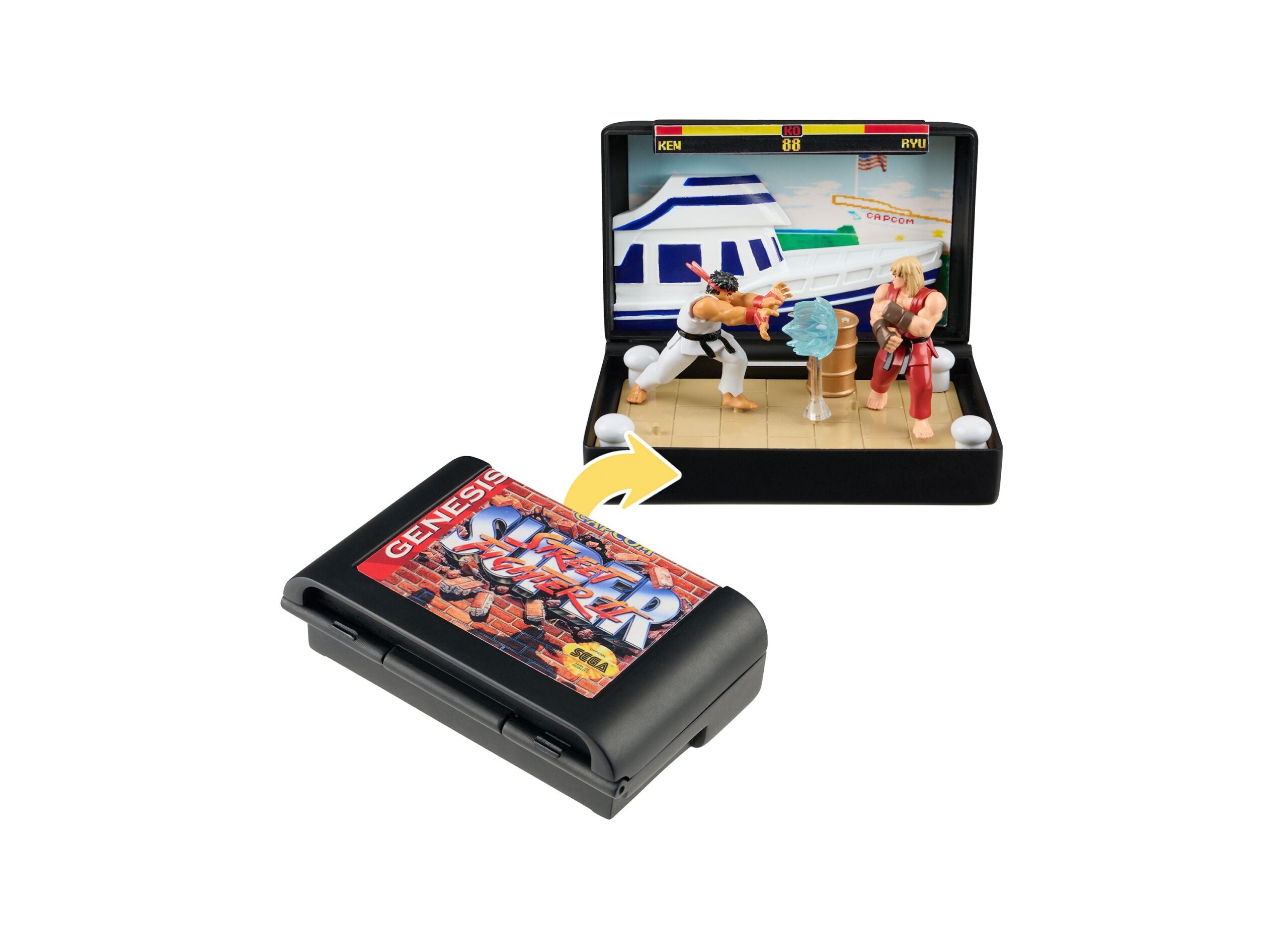 Wilder Toys SEGA Genesis Street Fighter II Diorama ?C Ryu & Ken - Image 3
