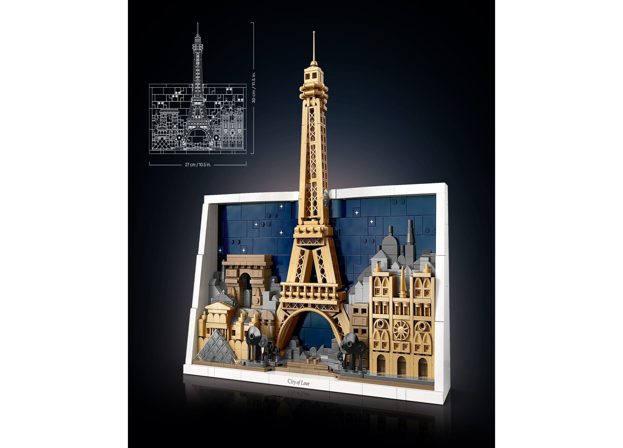 LEGO Architecture Paris - 958-Piece City of Love Building Set 21064 - Image 3