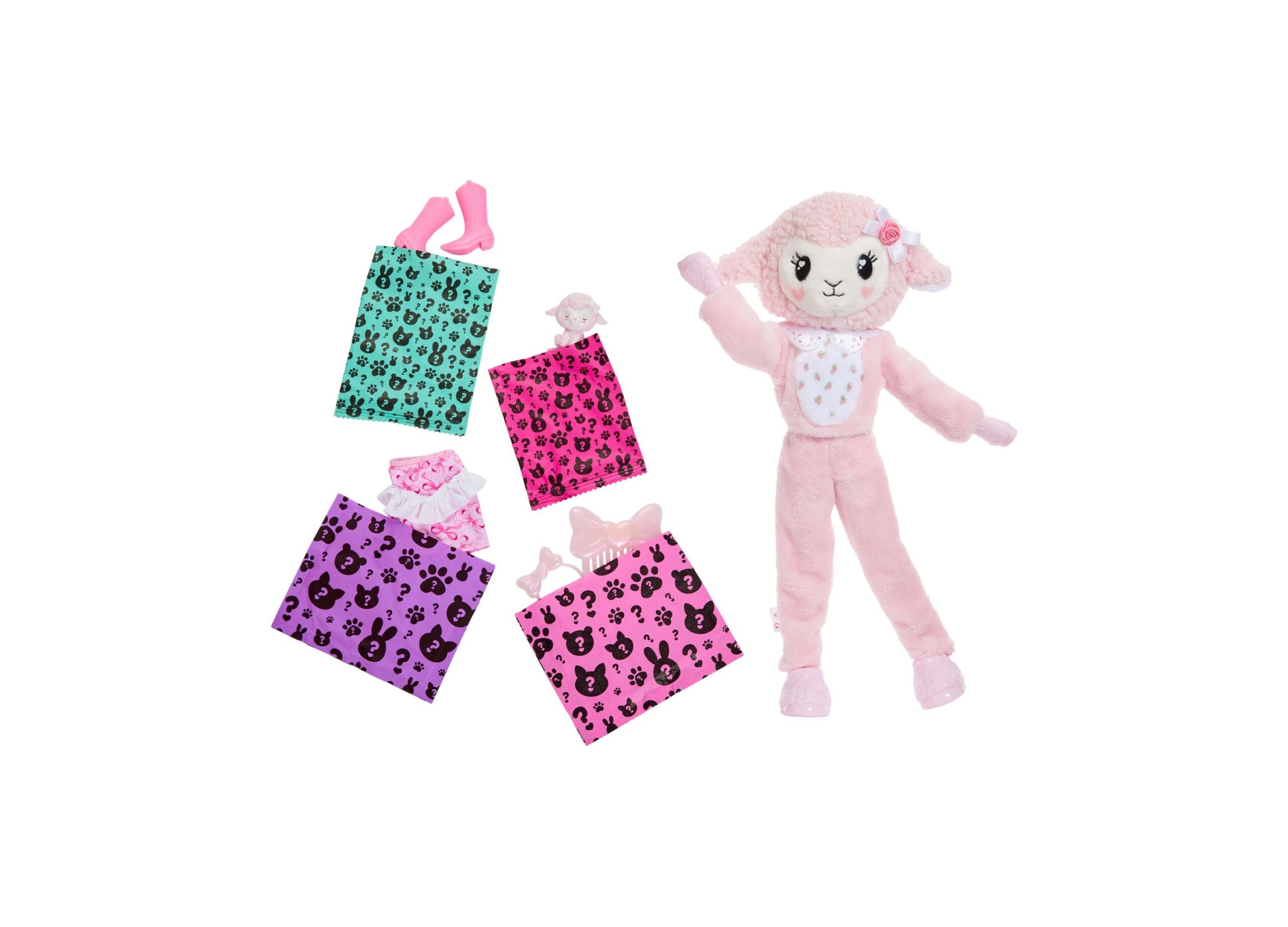 Barbie Cutie Reveal Cuddly Series Doll - Plush Animal Costumes - Image 3