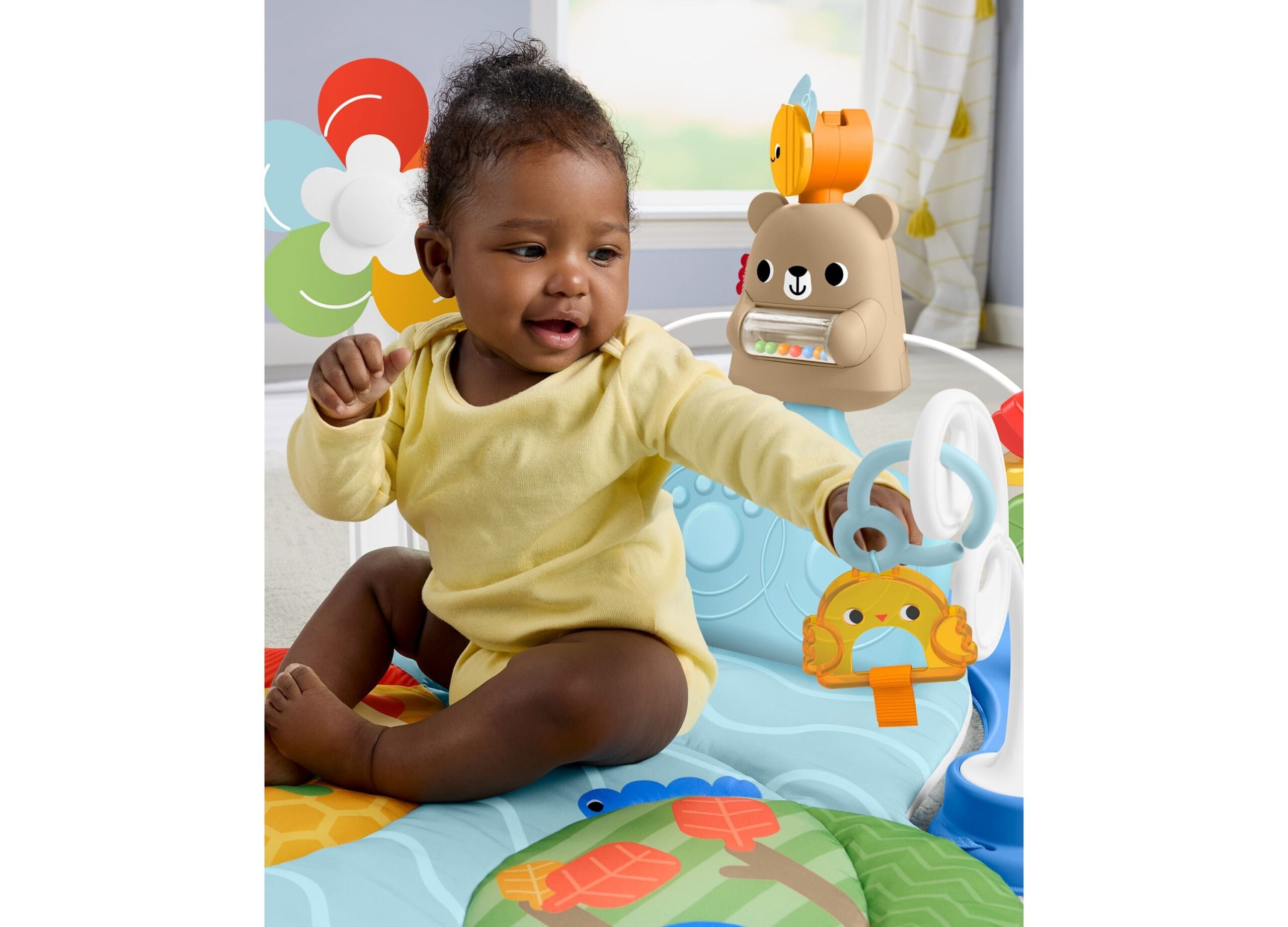 Fisher Price 3-in-1 Kick and Sway Activity Gym ?C Sensory Delight - Image 3