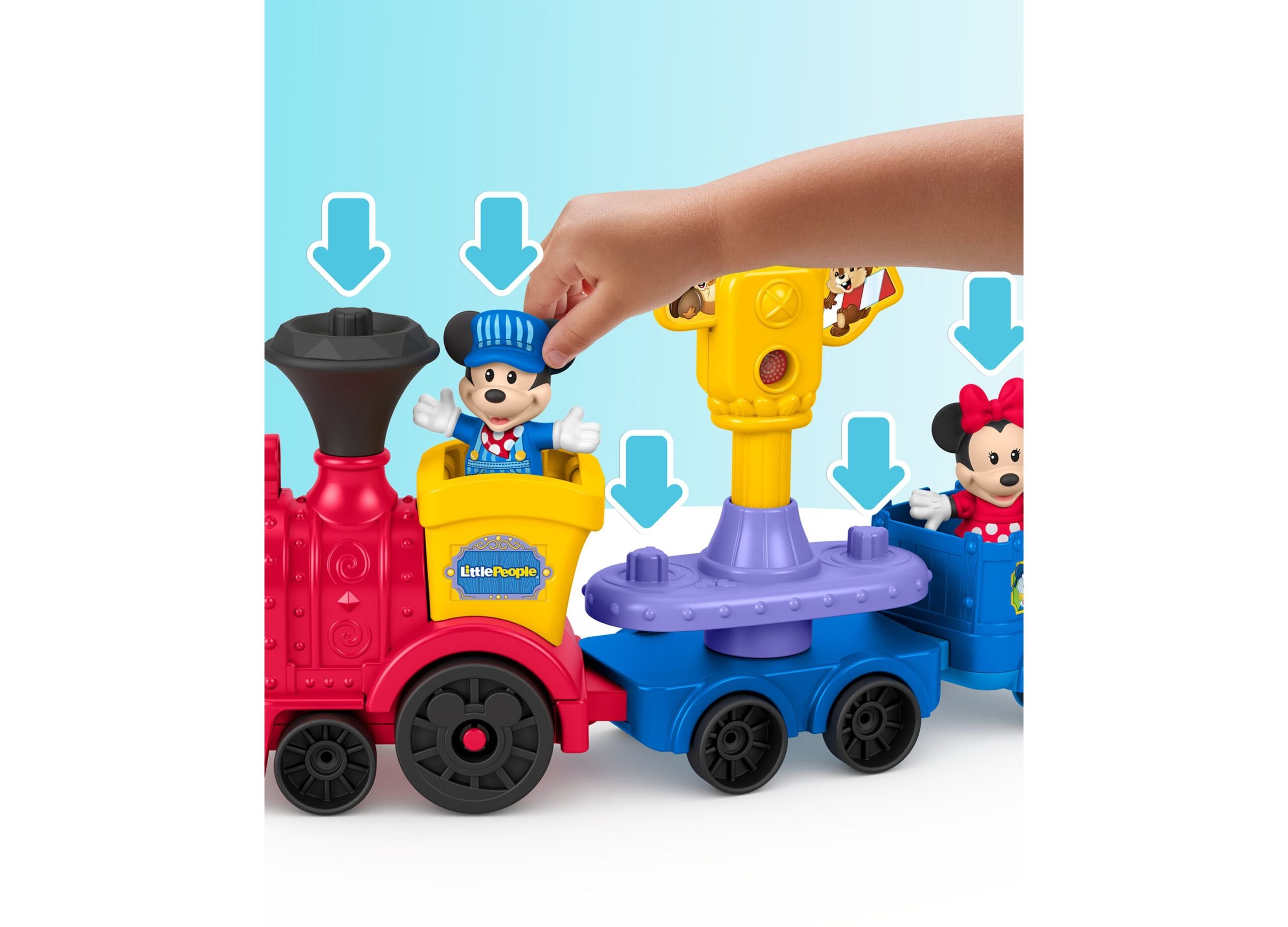 Fisher Price Little People Disney Jr. Mickey and Minnie Musical Train - Image 2