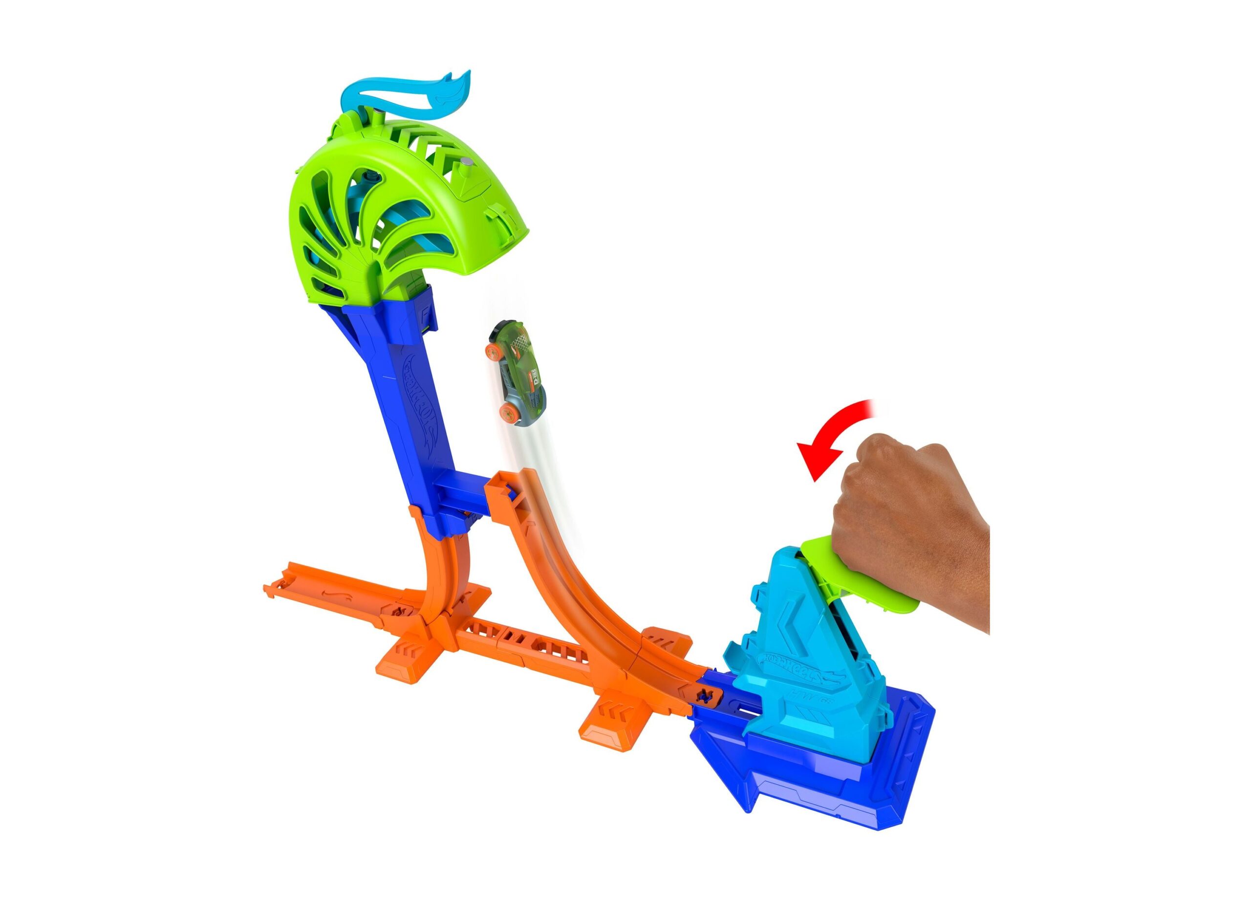Hot Wheels Stunt Tracks Power Launch Champion Track Set - Image 3