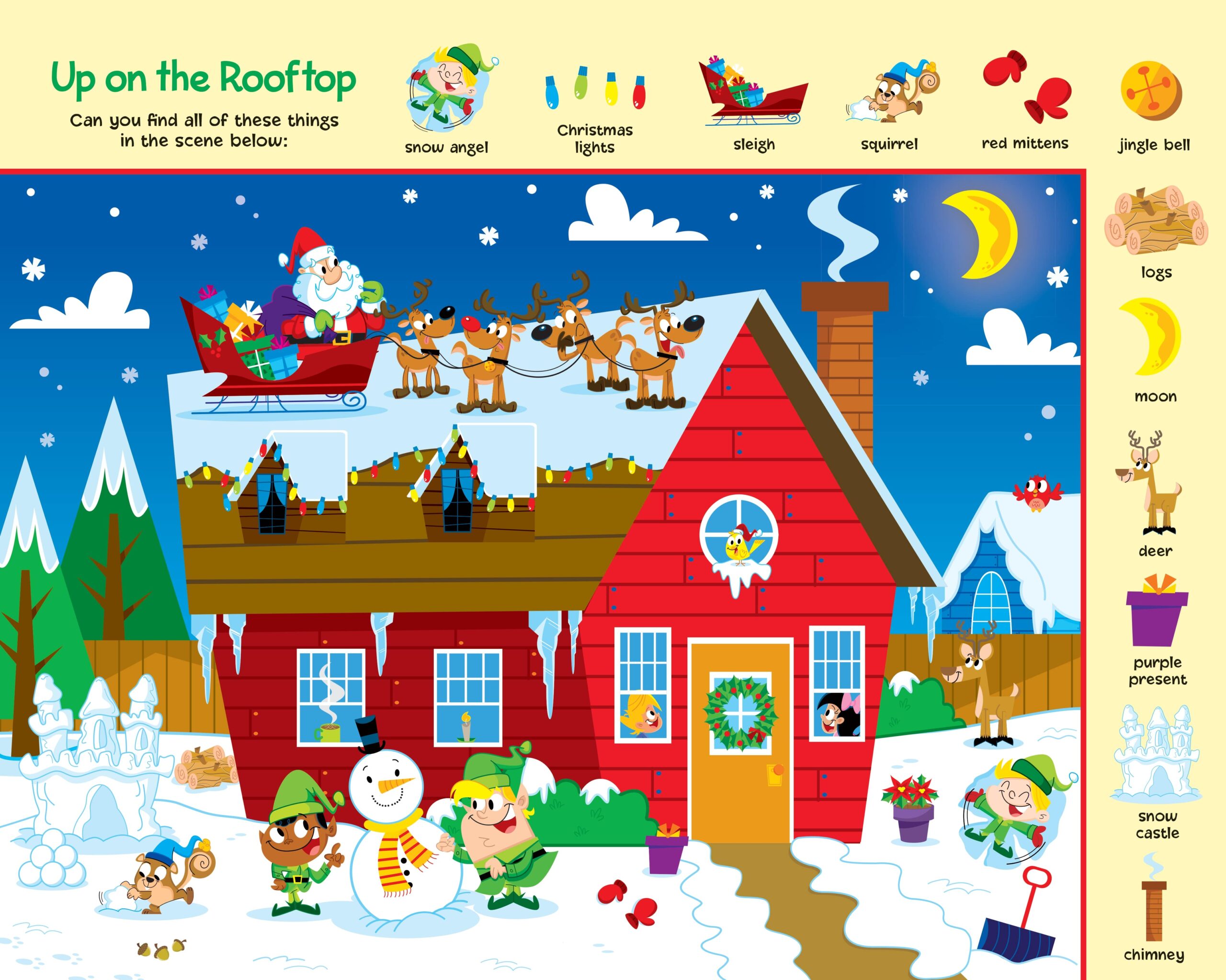 Santa's Workshop Family Fun Pad by Kidsbooks Publishing - Image 2