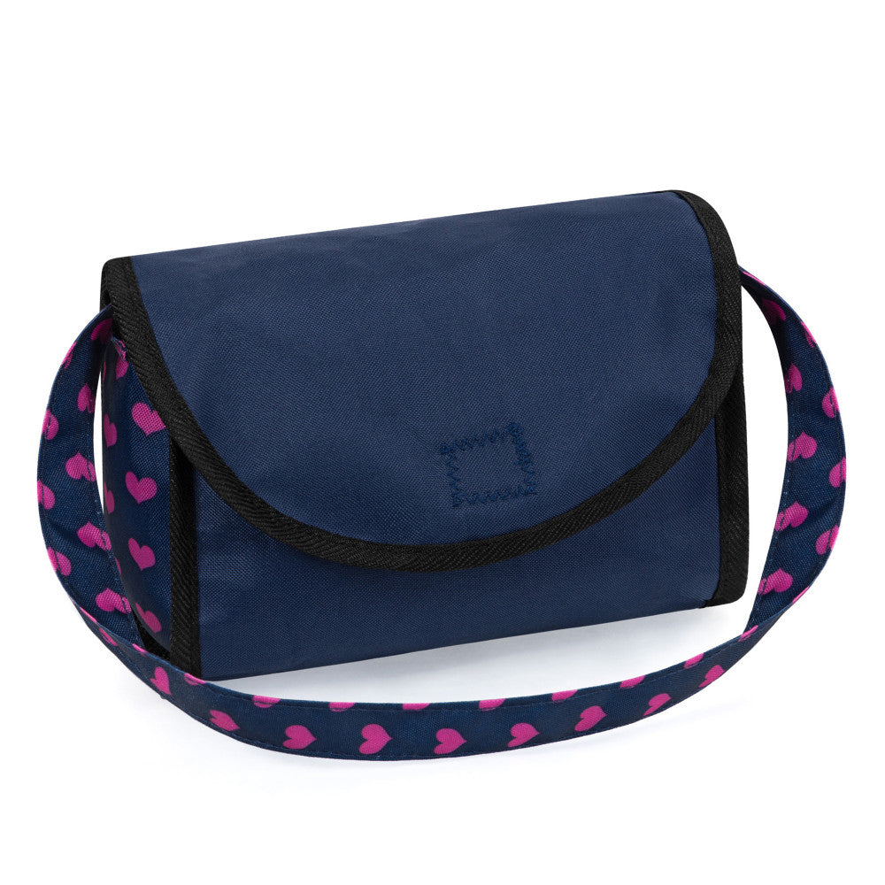 Bayer Design Dolls: 11 Piece Stroller Set - Navy, Pink, Hearts, Unicorn - Image 4