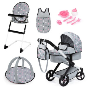 Bayer Design Xeo Dolls Pram and Accessories Set - Playtime Magic