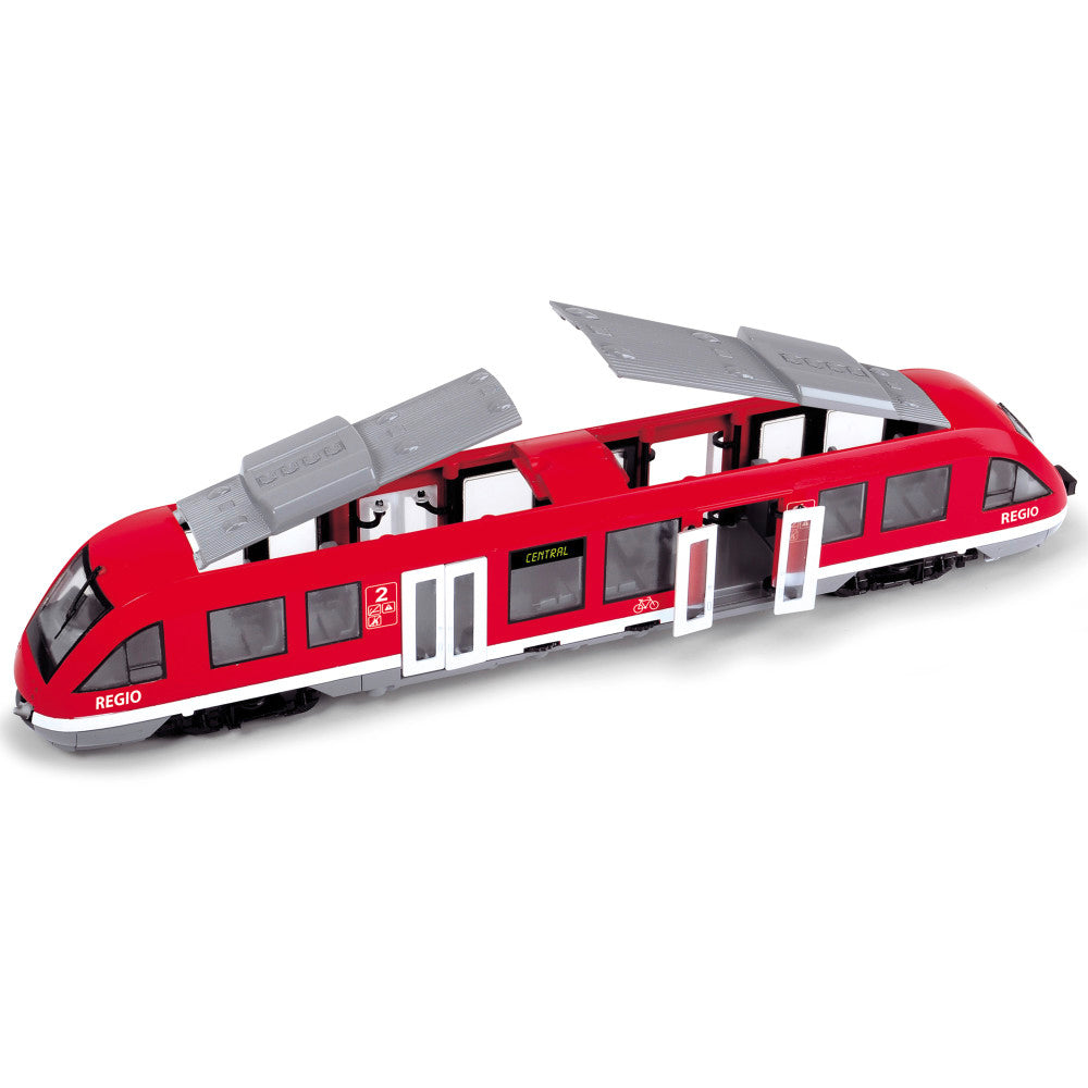 Dickie Toys 17.7" City Train - Trackless Red & White Vehicle Toy, Ages 3+ - Image 4
