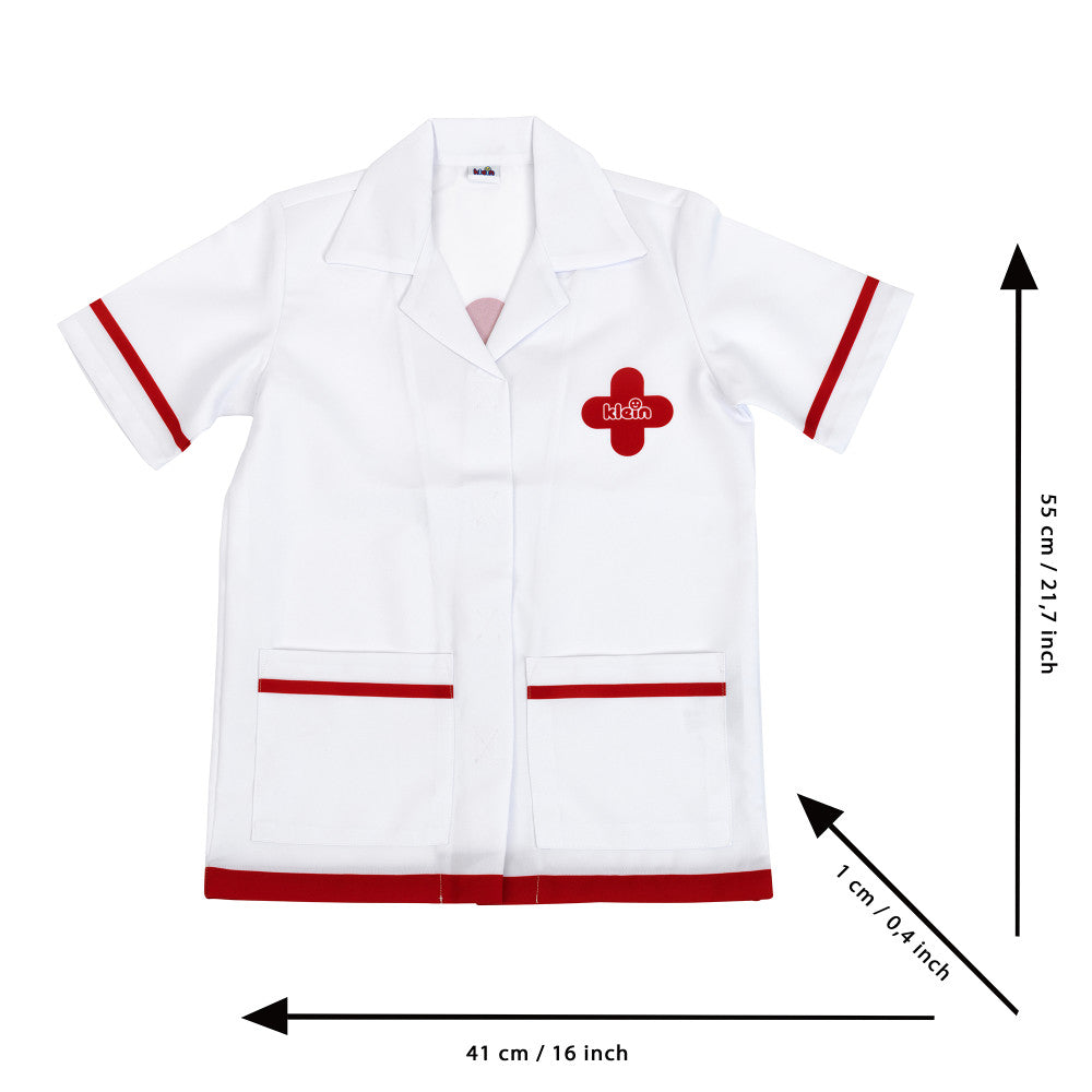 Klein 6-Piece PRO Doctor Costume Set - White & Red - Kids Ages 3+ - Image 2