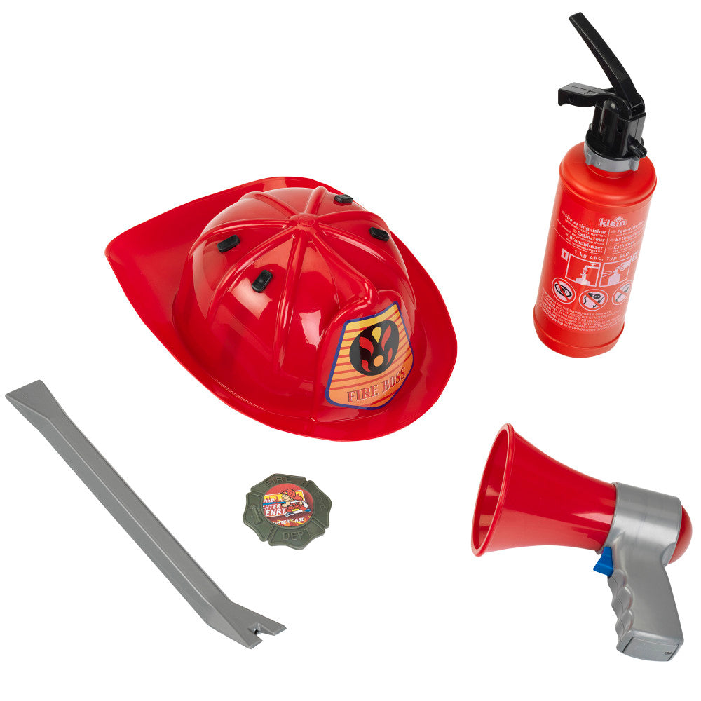 Klein 5-Piece PRO Firefighter Costume - Vibrant Red & Yellow - Kids Ages 3+ - Image 2