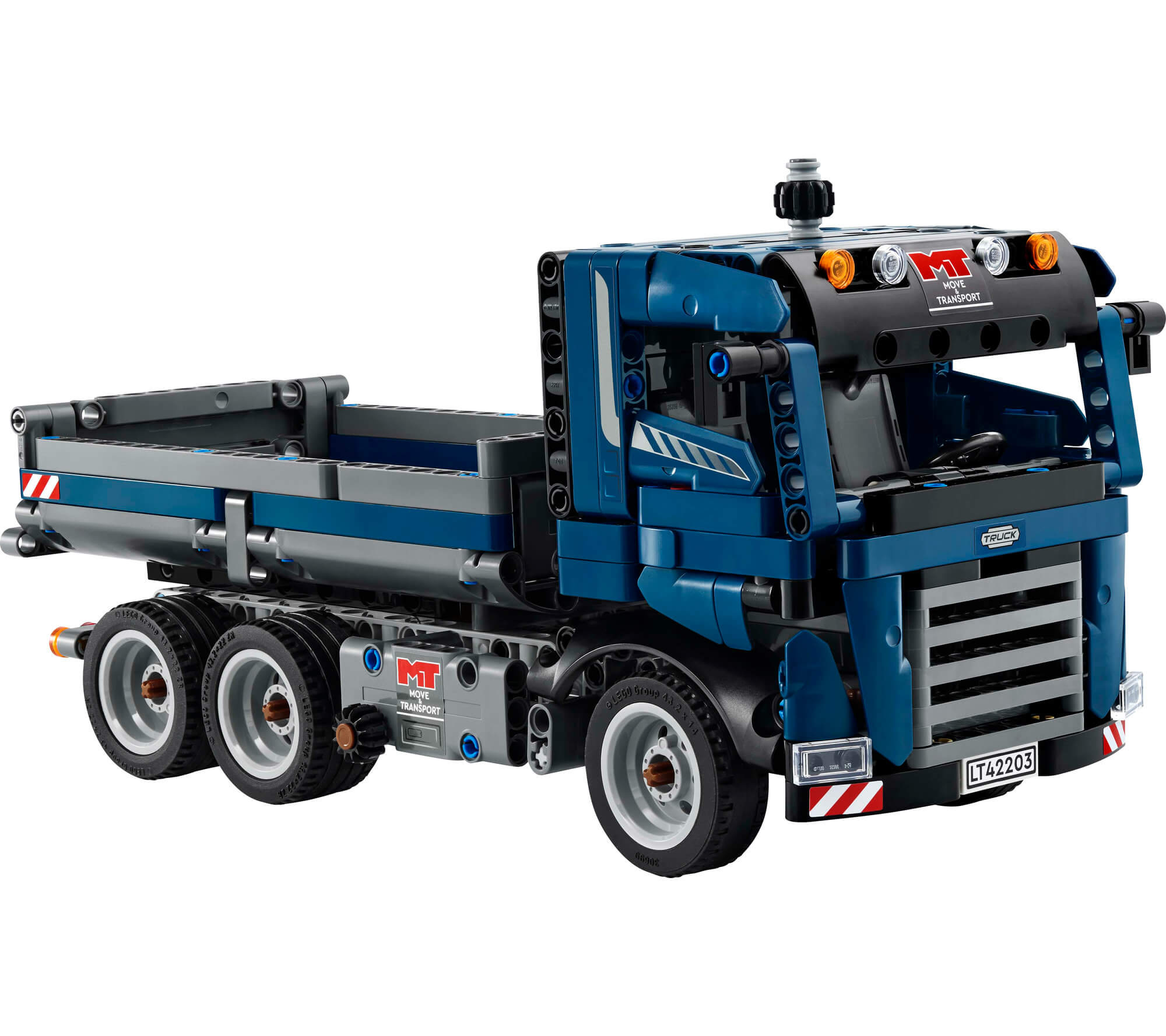 LEGO Technic 462-Piece Tipping Dump Truck Toy - Blue - Image 3