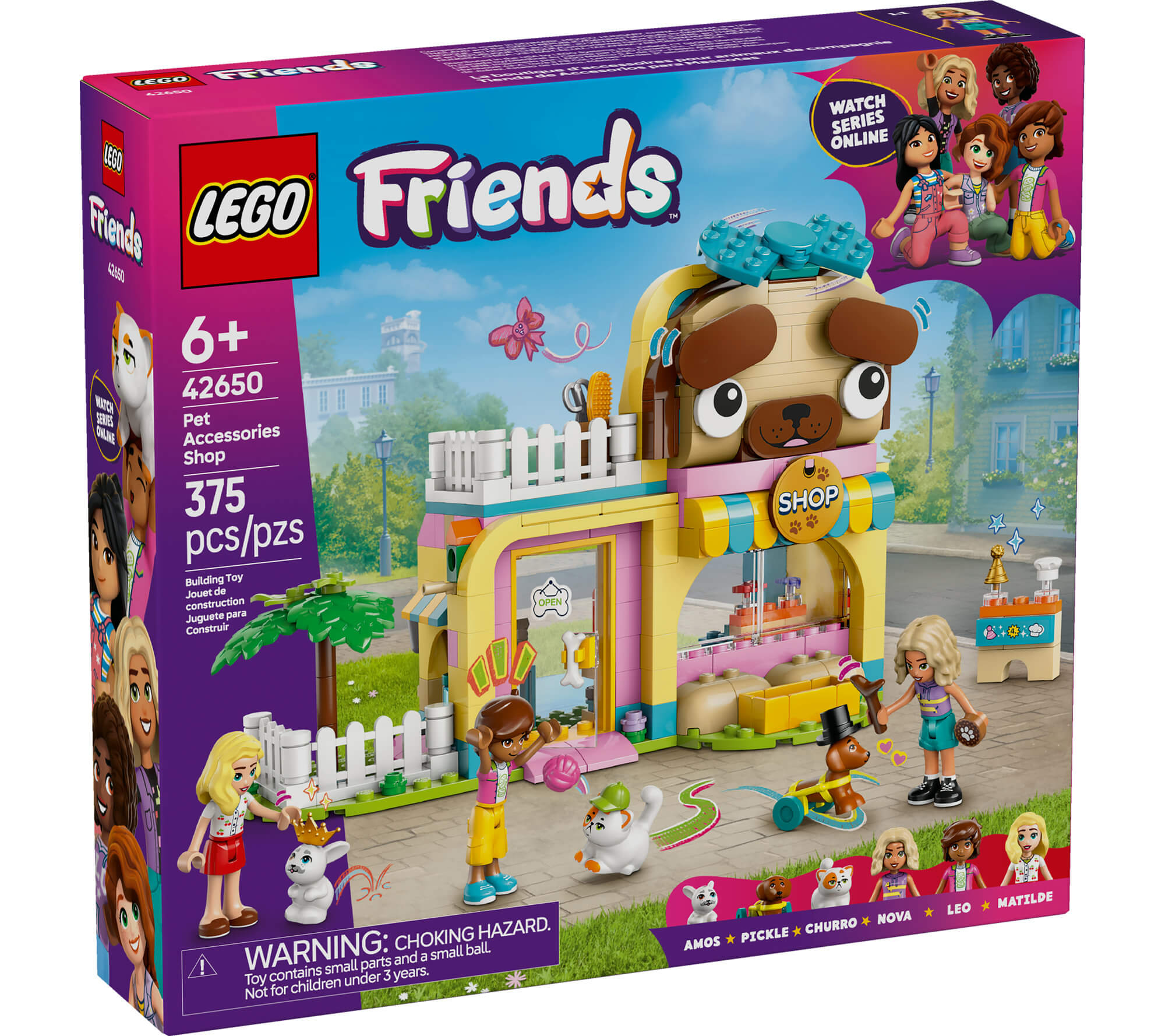 LEGO? Friends 375-Piece Pet Accessories Shop Toy Building Playset 42650 - Image 2