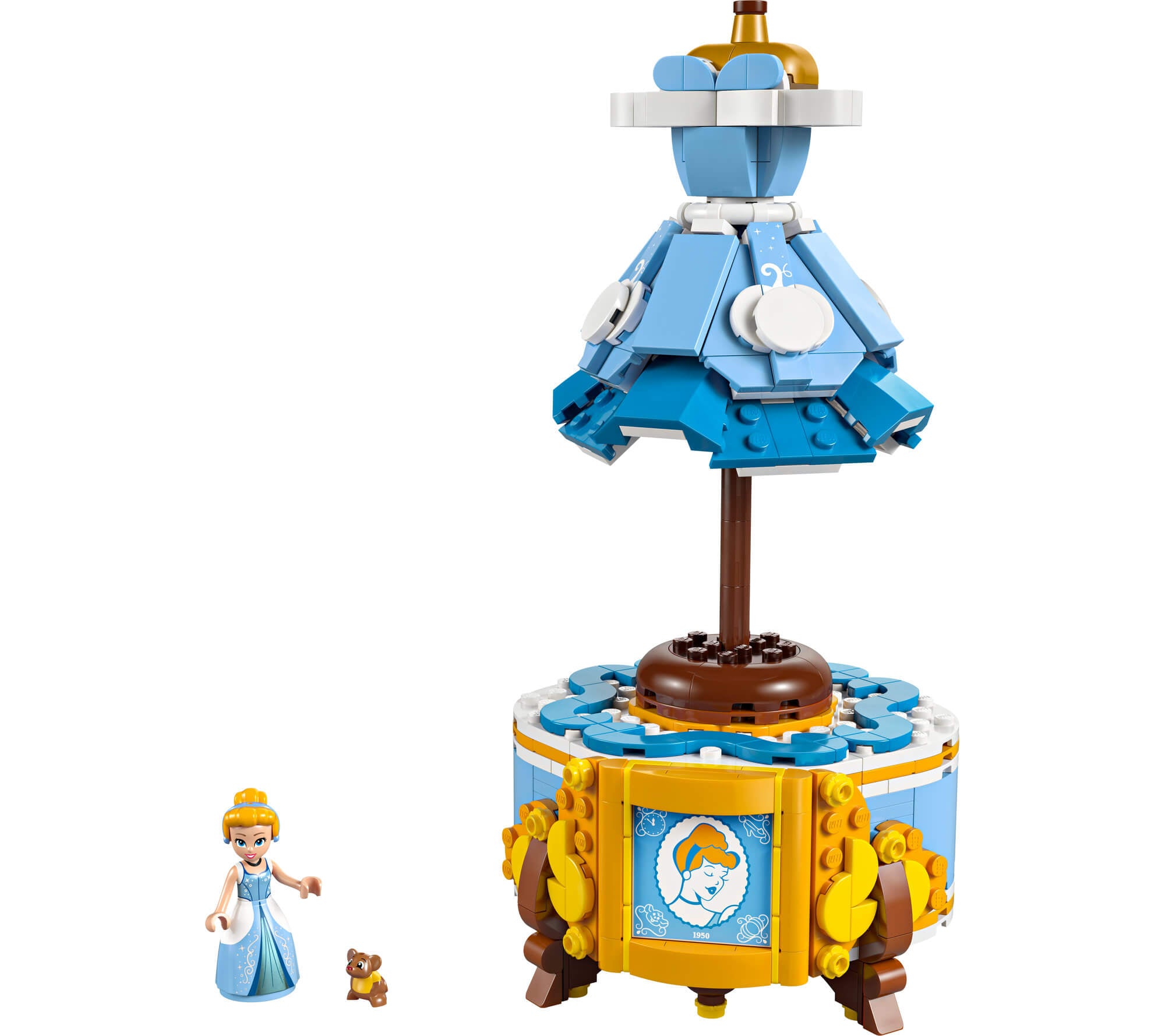 LEGO | Disney Princess Cinderella??s 474-Piece Dress Building Kit - with Gus - Image 3