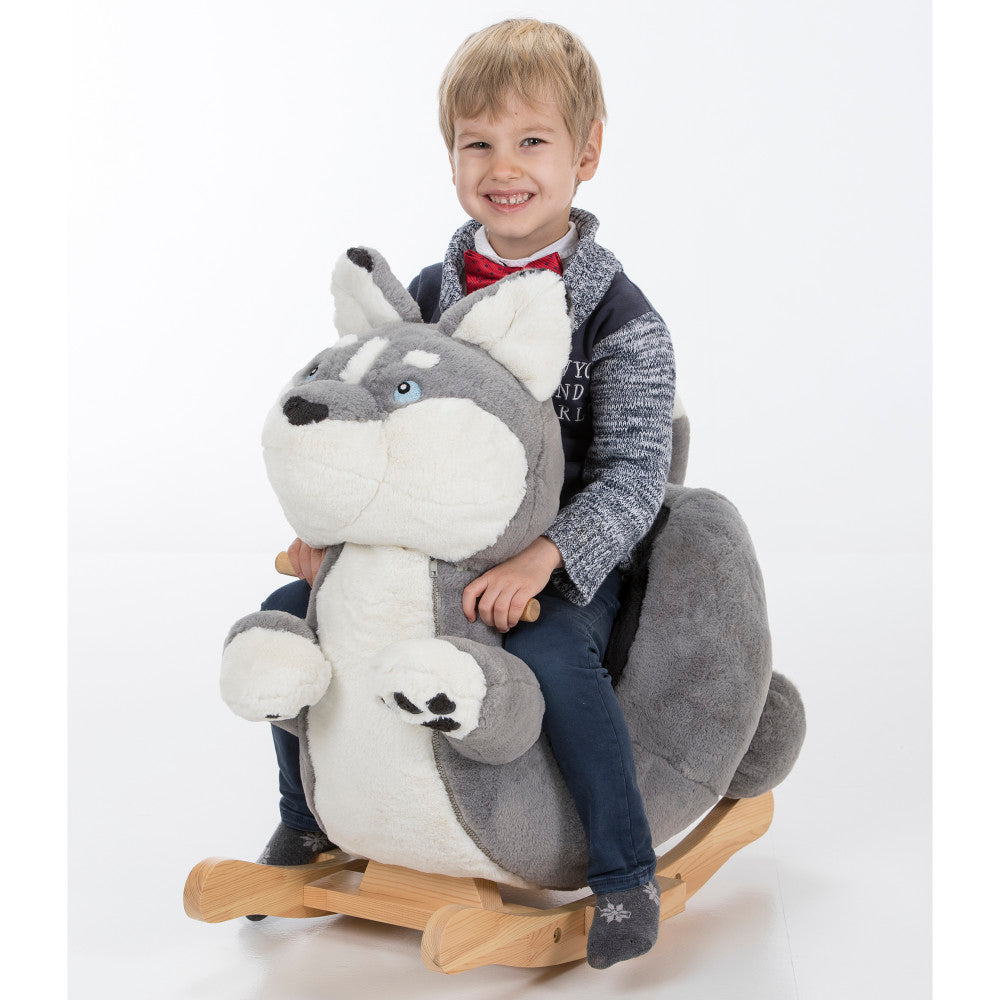 Gerardo's Toys Little Rockers - Plush Wolf Rocking Toy - Image 5