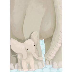 Oopsy Daisy's Stand By Me Elephant Canvas Art