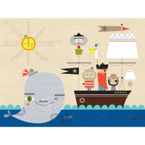 Oopsy Daisys Redbeard & Crew 24 inch Canvas Wall Art - Pirate Adventure