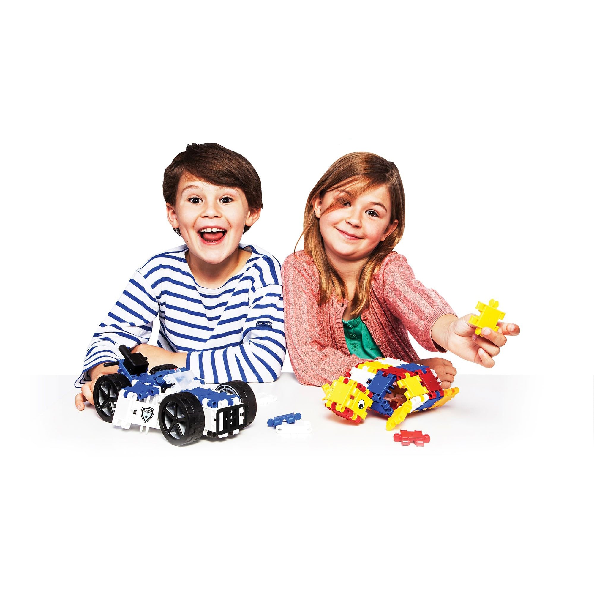 Clics Toys CLICS Mega Construction 850-Piece Bucket - Educational Building Set - Image 2