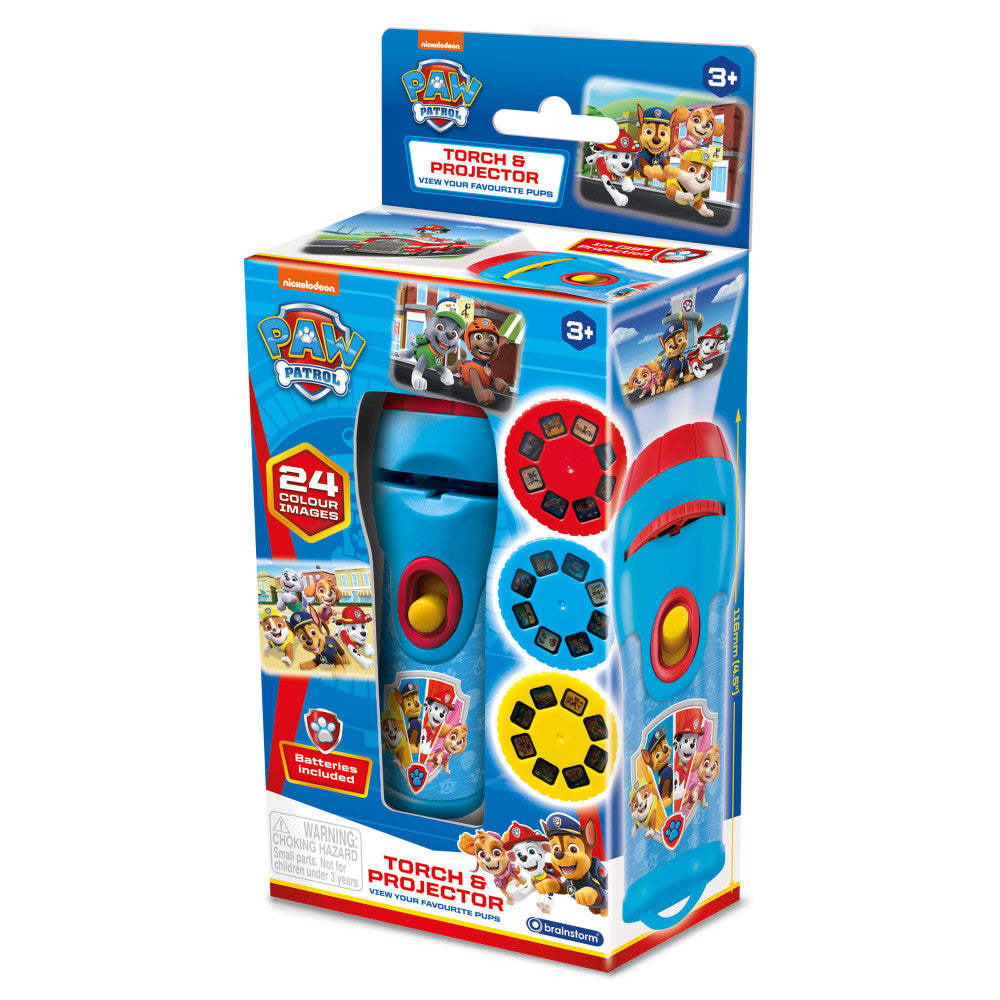 Nickelodeon Paw Patrol Projector Flashlight - Interactive Toy for Ages 3+