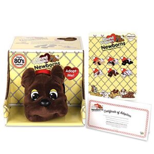 Pound Puppies Newborns Plush - Dark Brown Wave 1