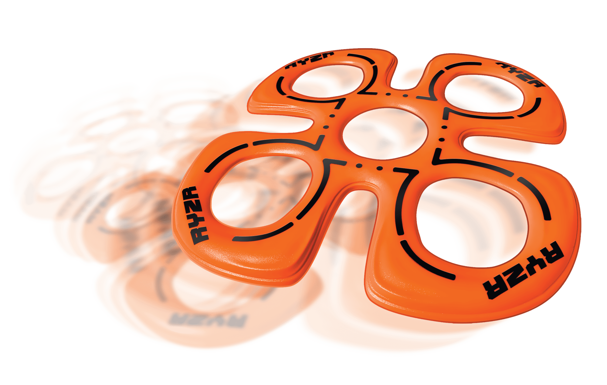Goliath Sports Aeroflyt Ryzr Orange - Acrobatic Flying Disc