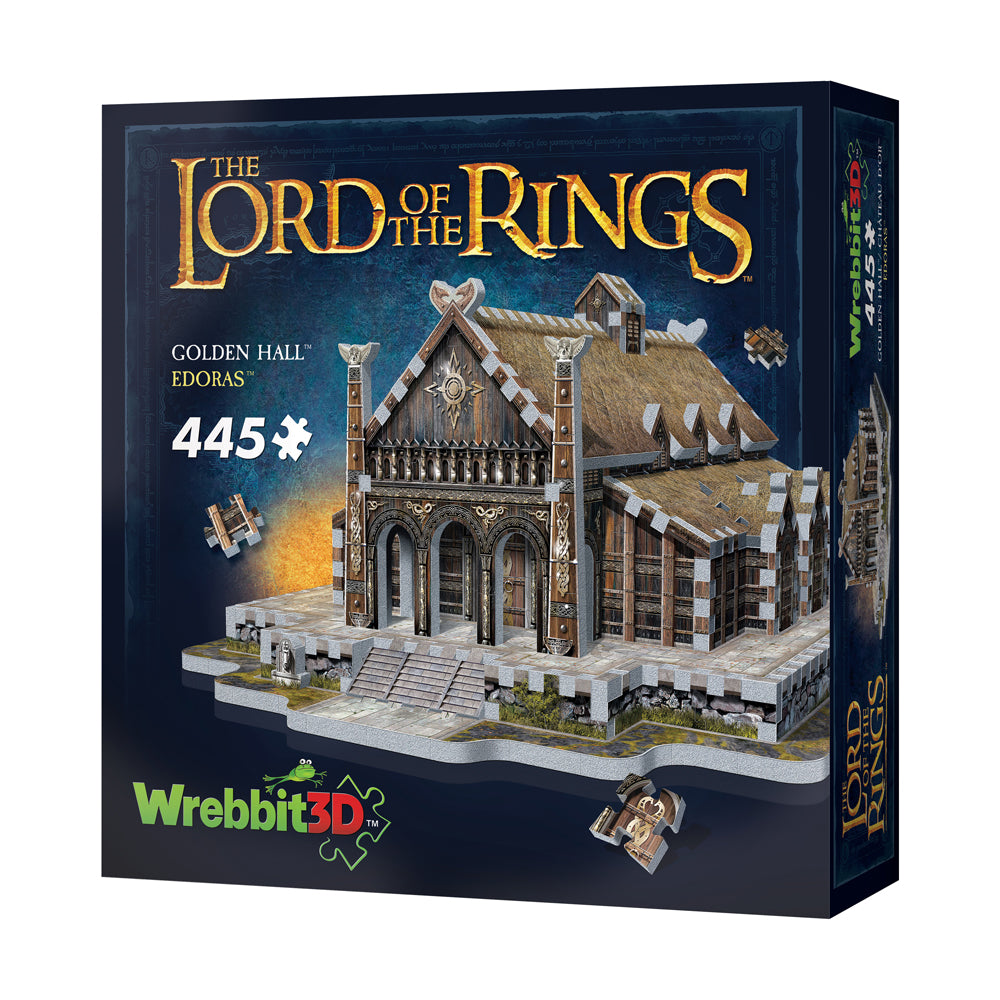 Wrebbit The Lord of the Rings Golden Hall Edoras 3D Puzzle - 445 pc - Image 2