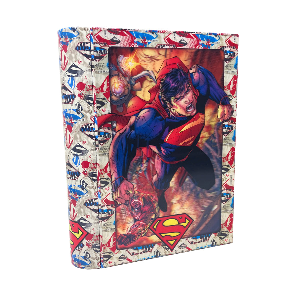 Prime 3D Superman 300-Piece 3D Lenticular Jigsaw Puzzle in Collectible Tin Book - Image 2