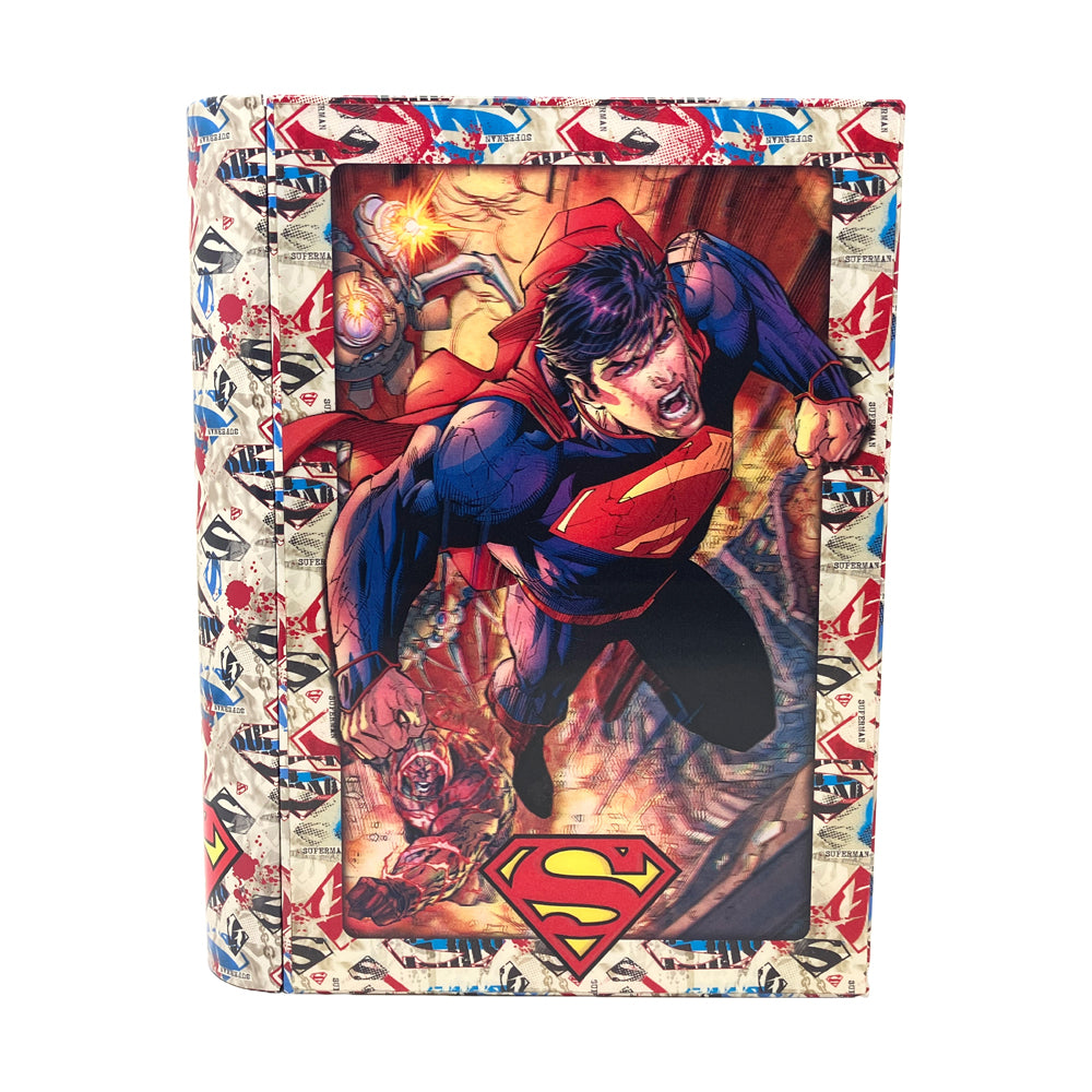 Prime 3D Superman 300-Piece 3D Lenticular Jigsaw Puzzle in Collectible Tin Book - Image 3