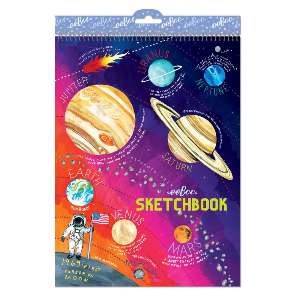 eeBoo Solar System Artist Sketchbook with Monika Forsberg Illustrations - Image 2