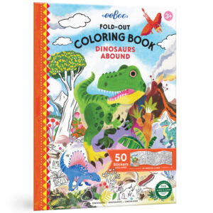 eeBoo Dinosaurs Abound Giant Coloring Adventure - Ages 3+