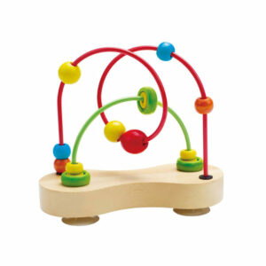Hape Double Bubble Wooden Bead Maze ???? Colorful Toddler Activity Toy
