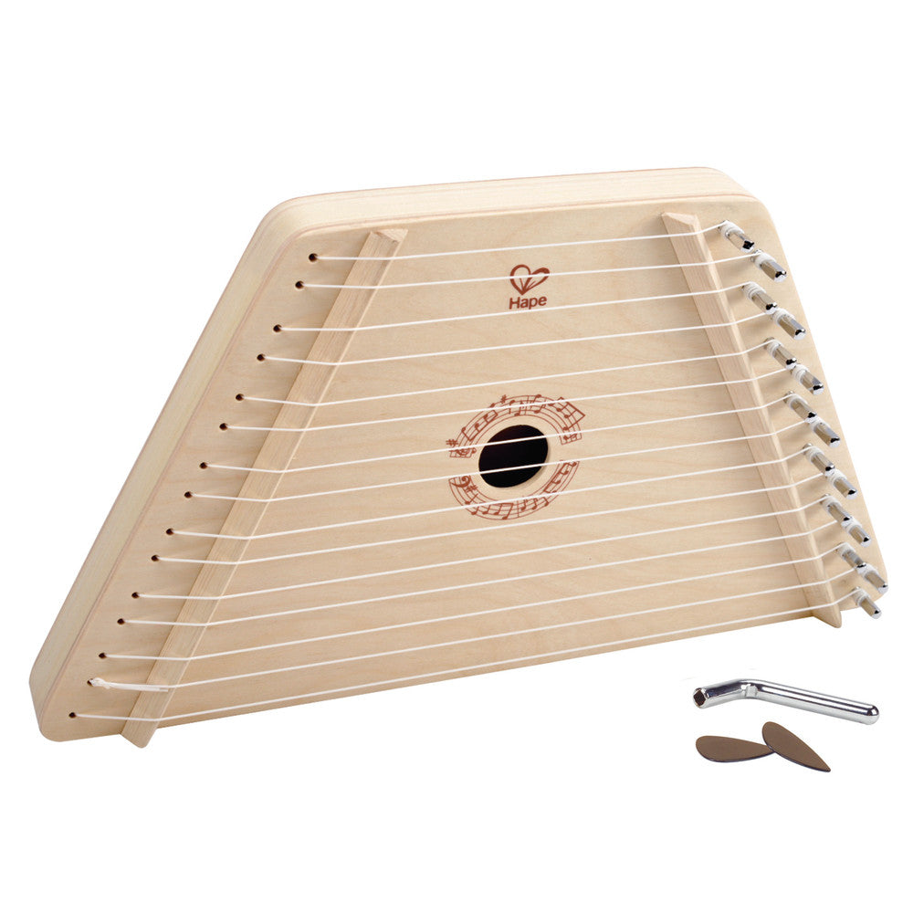 Hape Happy Harp Kid's Wooden Musical Instrument, Ages 3+