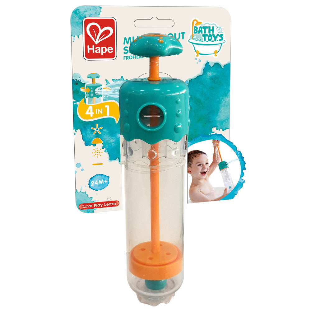 Hape Multi-Spout Sprayer - Magical Water Patterns Bath Toy for Toddlers - Image 2
