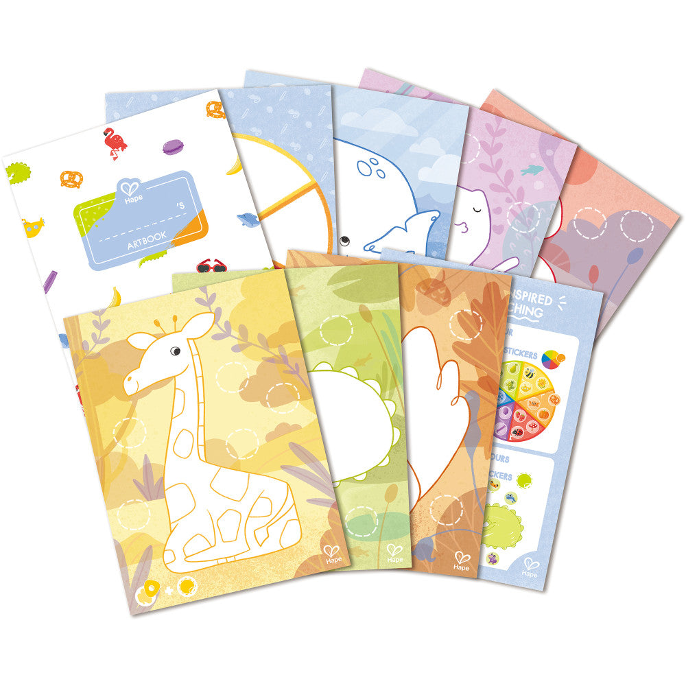 Hape Animal & Nature 18pc Crayon Coloring Art Set - Image 4
