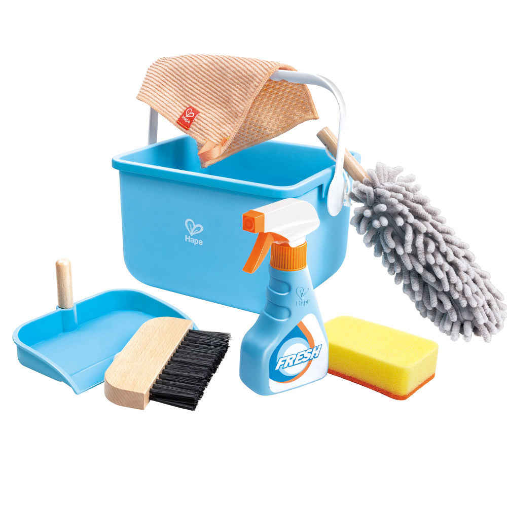 Hape Scoot-Around Clean Up Bucket Set ?C 7-Piece Playset