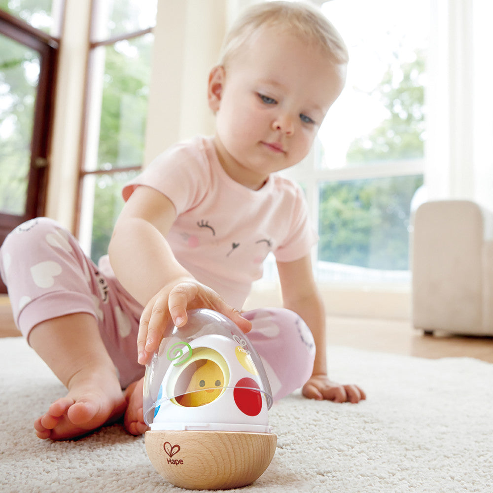 Hape Wobble Wonder Stacker - Playful Chicken & Egg Toy - Image 6